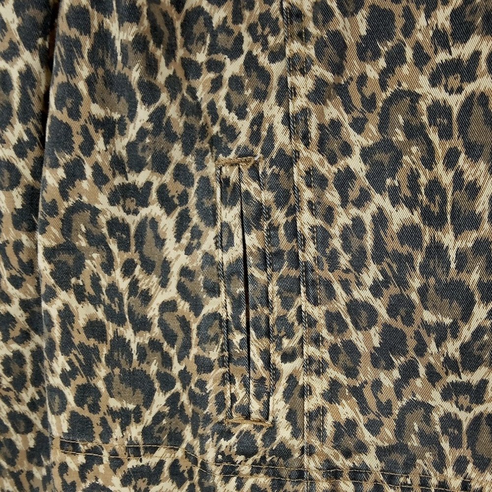 JM Collection Leopard Print Jacket Size: 12 - Picture 4 of 5